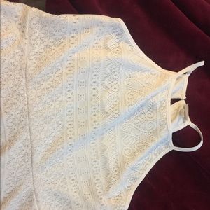 White lace dress